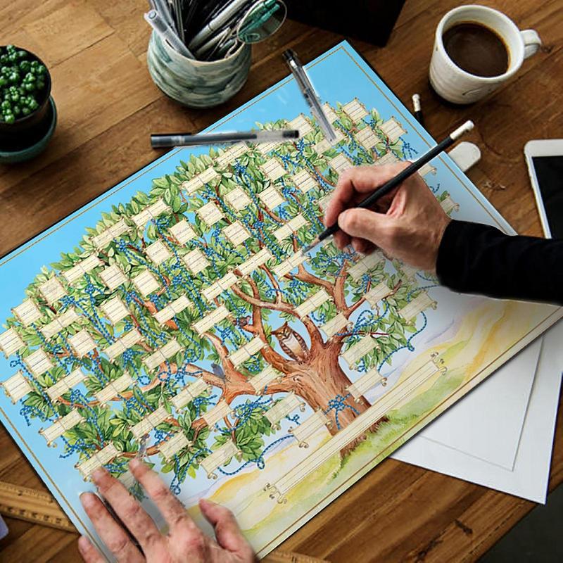 Fillable Family Tree Chart 6 G - Family Tree Print avis et prix