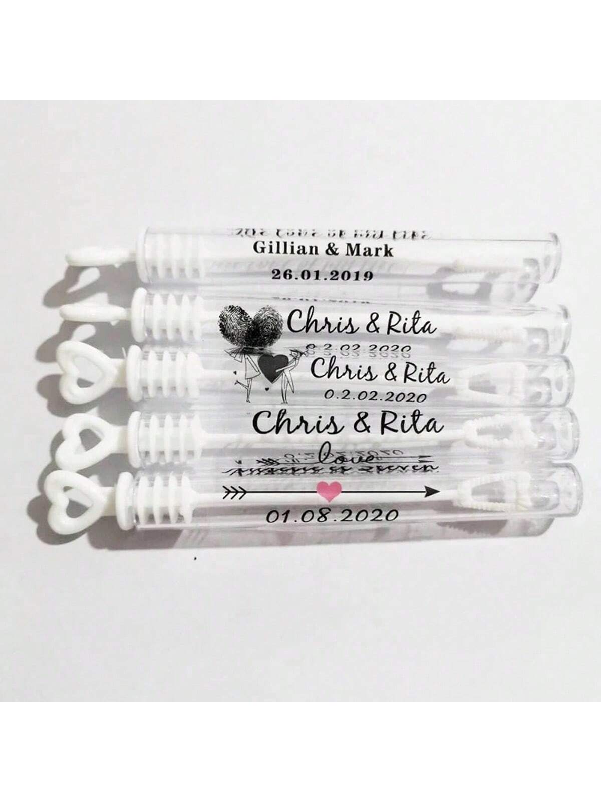 100 Wedding Bubble Tags Bubble - Personalised Candle Label avis et prix