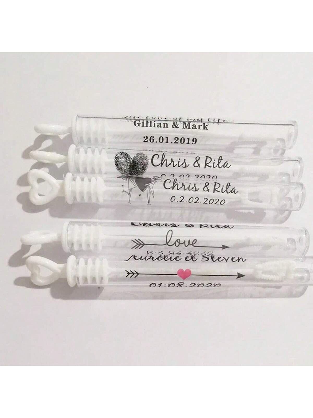 100 Wedding Bubble Tags Bubble - Personalised Candle Label avis et prix