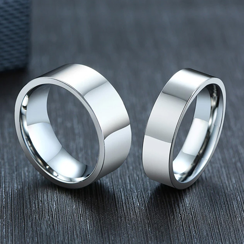 3/4/6/8mm Wide Stainless Steel - Initial Ring Custom avis et prix