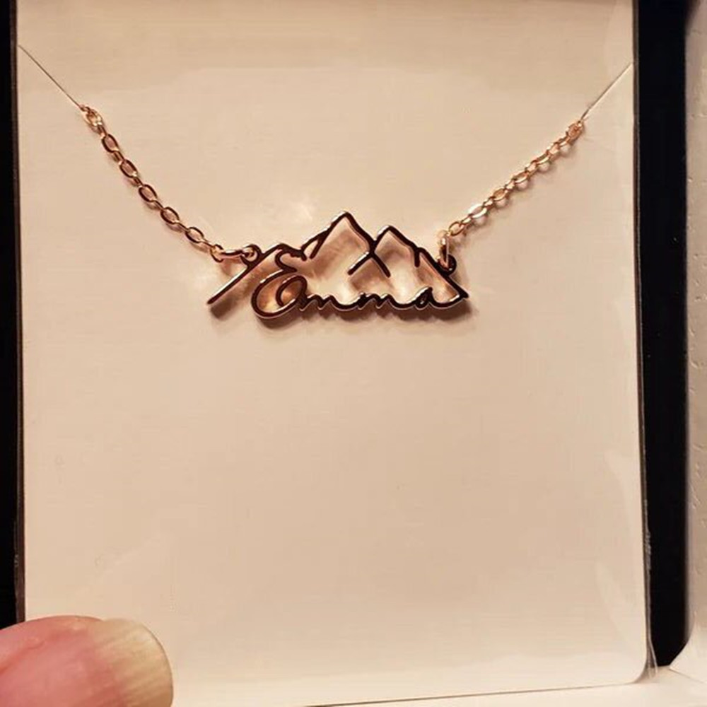 Custom Name Necklace Fashion P - Birth Flower Necklace avis et prix
