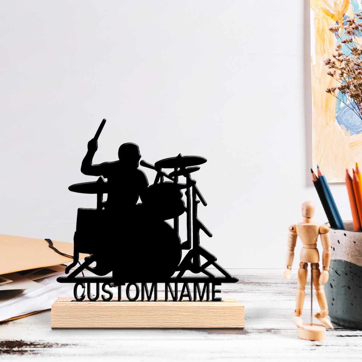 1pc Stylish Personalized Custo - Engraved Wood Frame avis et prix