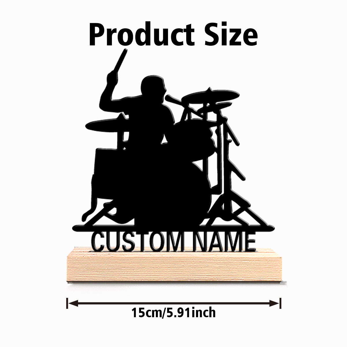 1pc Stylish Personalized Custo - Engraved Wood Frame avis et prix