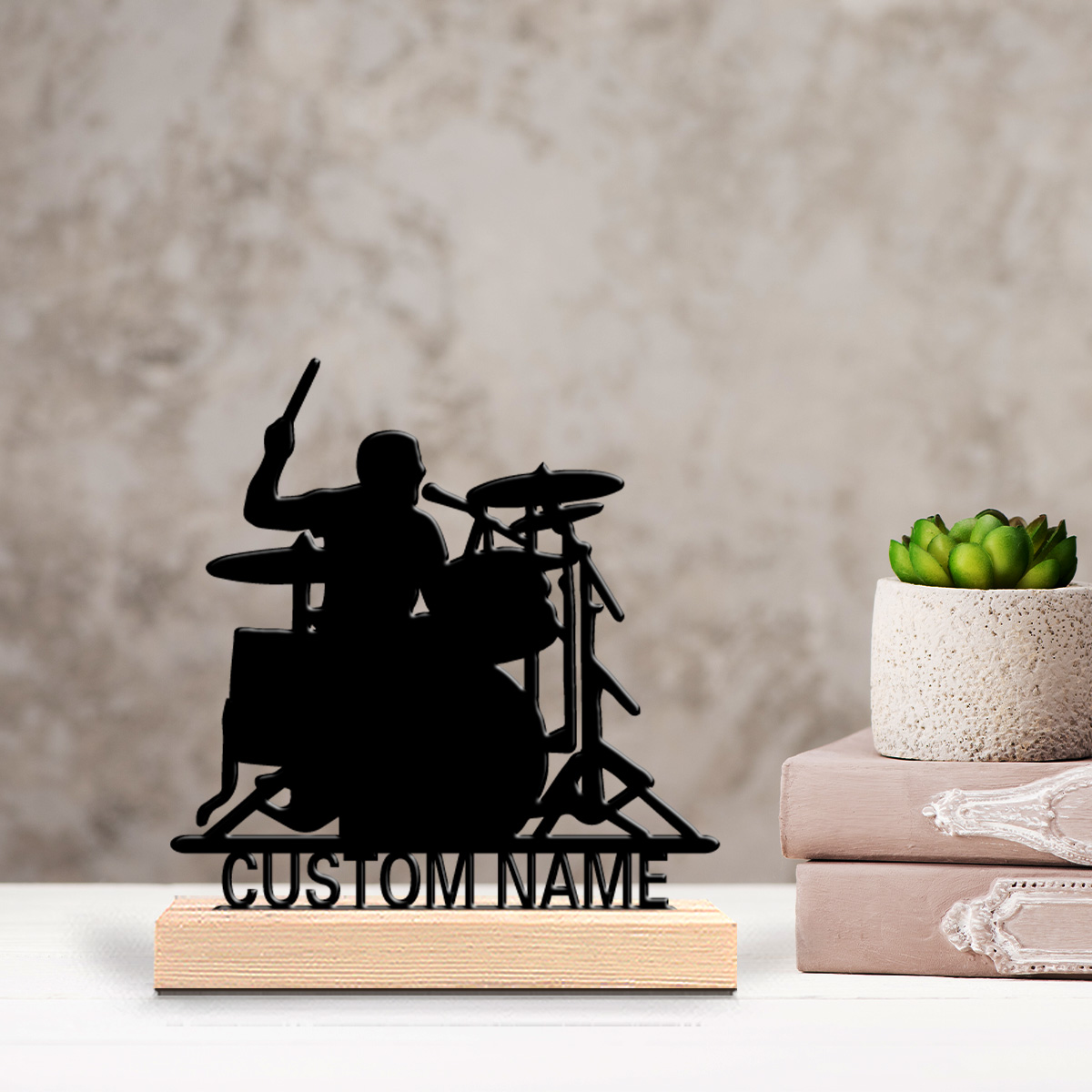 1pc Stylish Personalized Custo - Engraved Wood Frame avis et prix