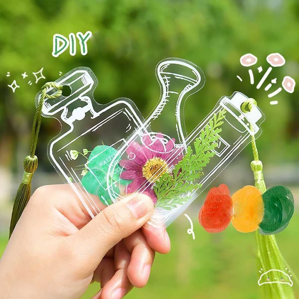 Glassware Shape Bookmarks Stic - Dried Flower Bookmark avis et prix