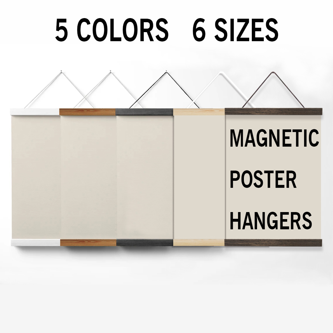1PC Magnetic Wooden Picture Ha - Engraved Wood Frame avis et prix