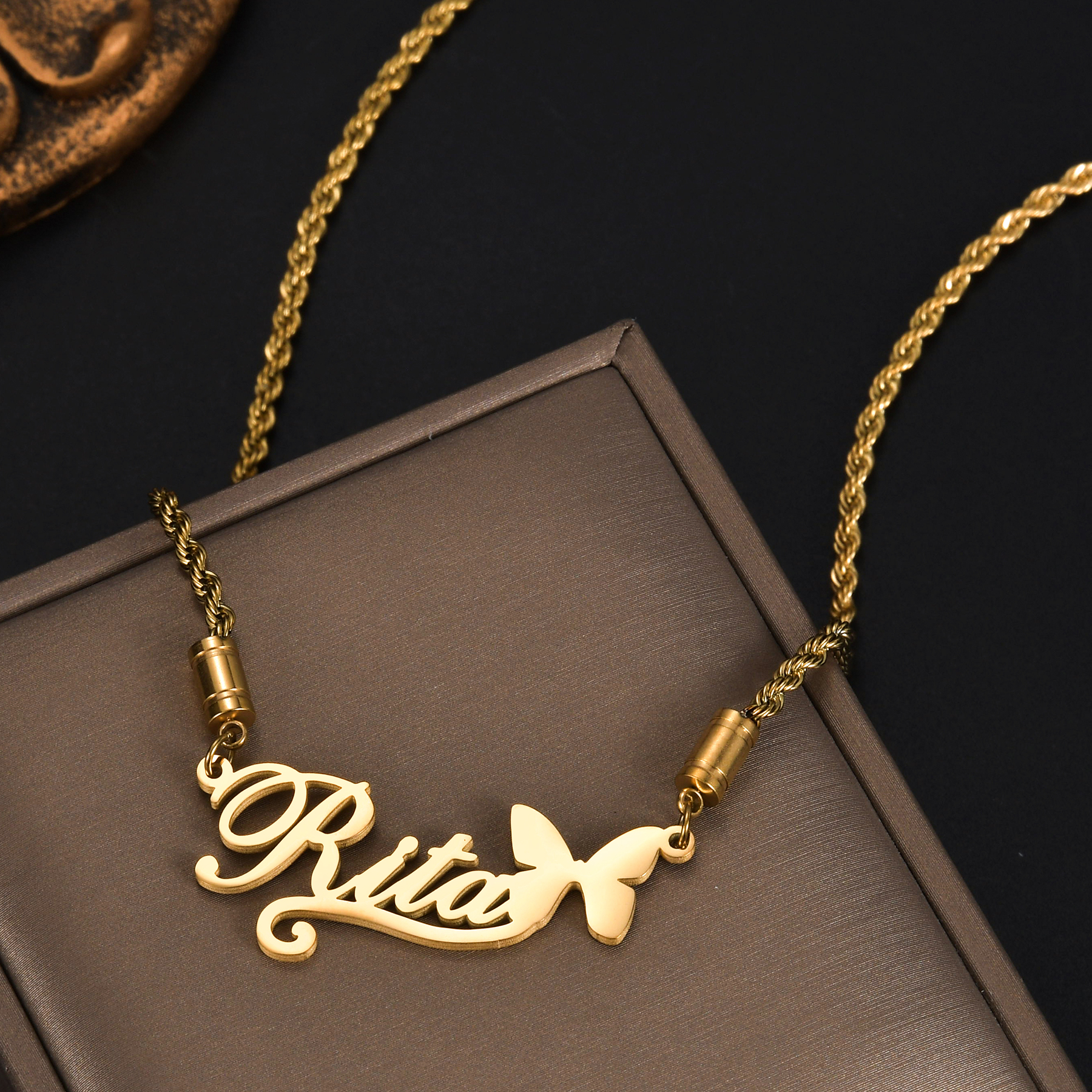 Atoztide Personalized Custom N - Birth Flower Necklace avis et prix