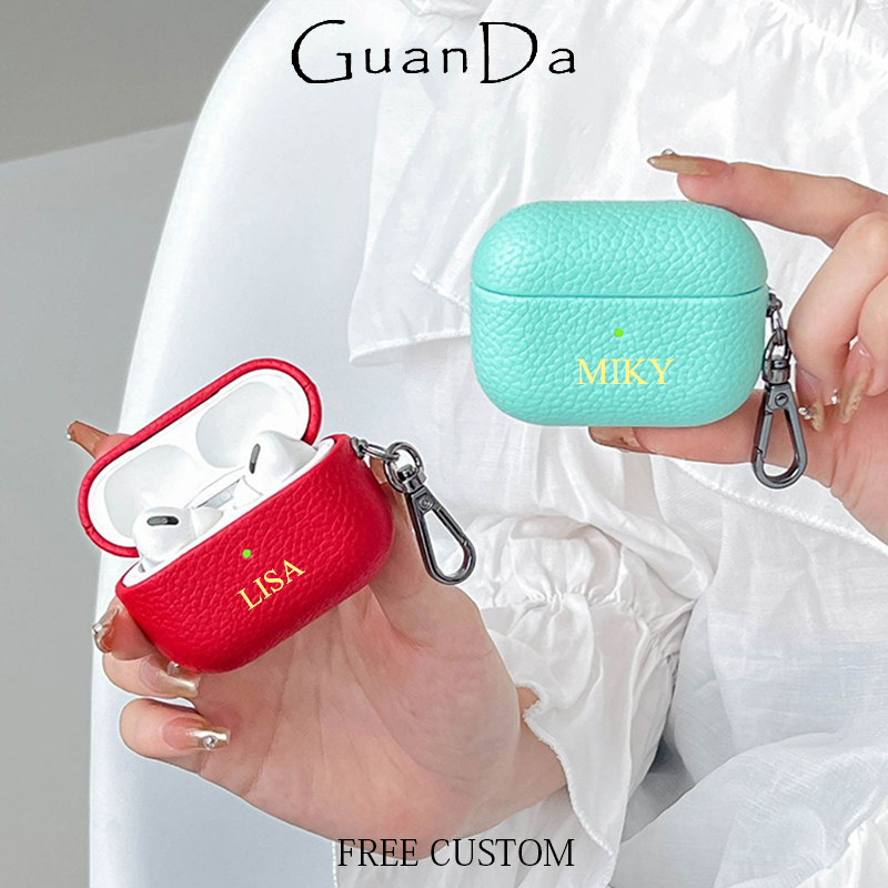 Fashion Cute Mini DIY Earphone - Monogram Keychain Leather avis et prix