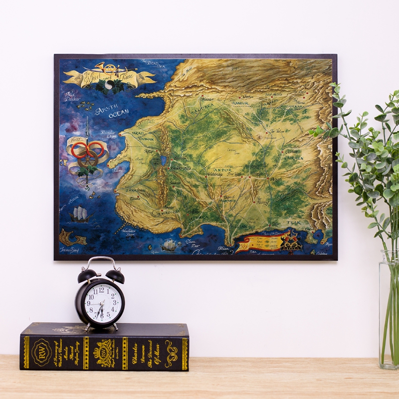 The Wheel of Time Map Poster P - Custom Star Map avis et prix