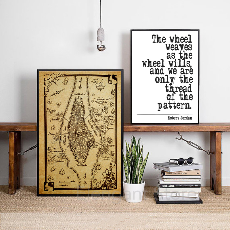 The Wheel of Time Map Poster P - Custom Star Map avis et prix