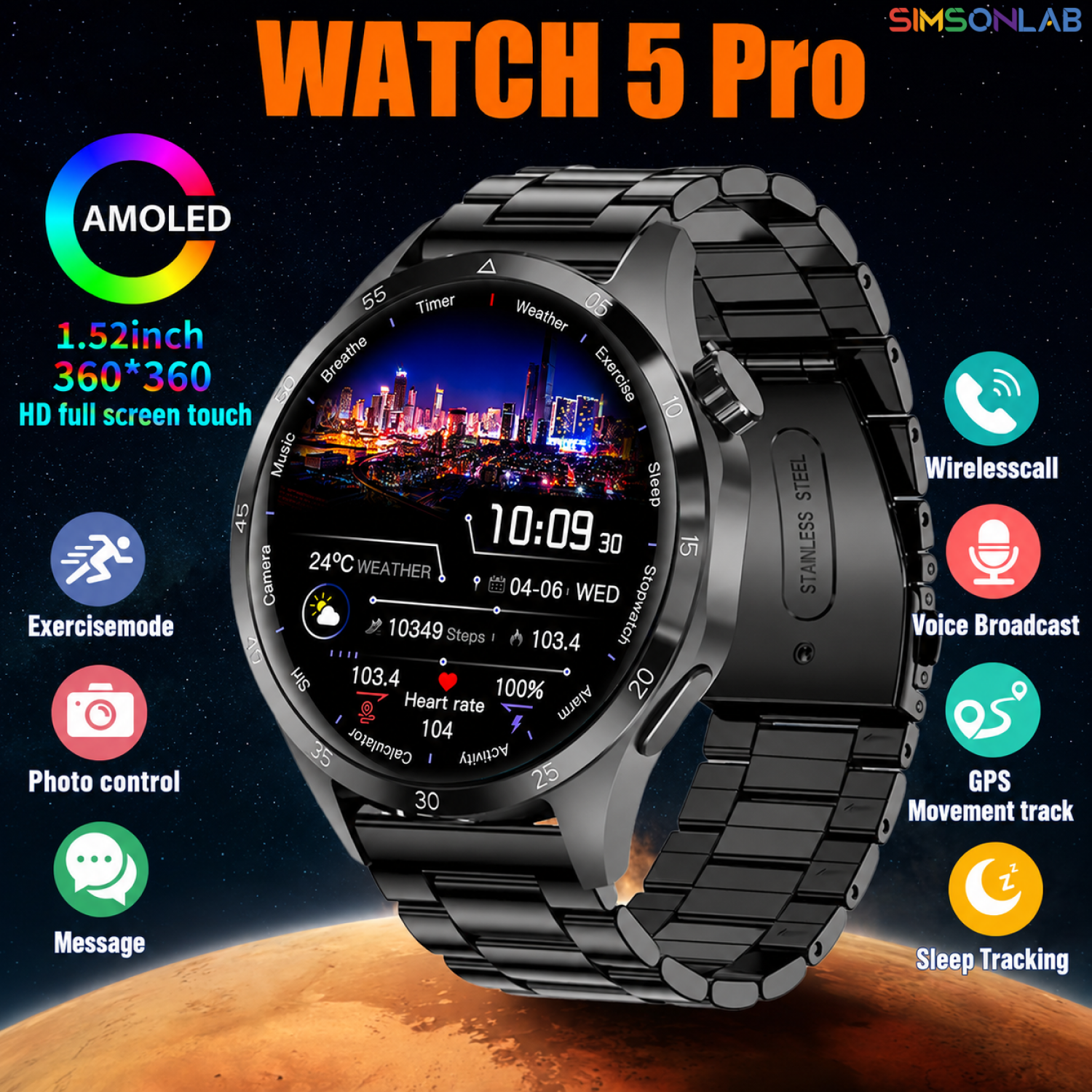2026 Watch 5 Pro GPS Track Com - Custom Photo Book avis et prix