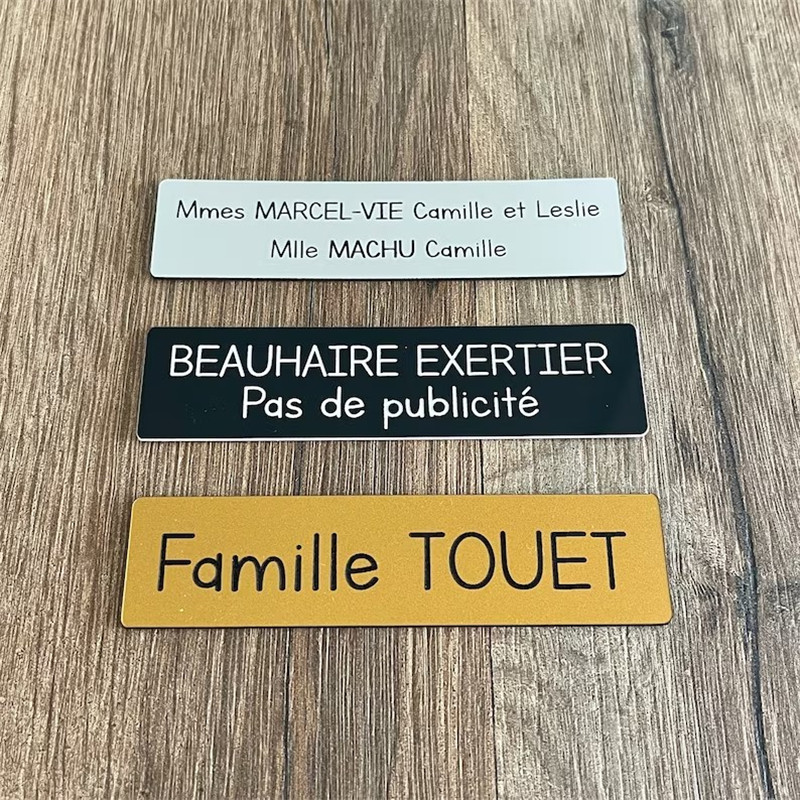 Size 7*2 cm Customize Logo Tex - Personalized Name Box avis et prix
