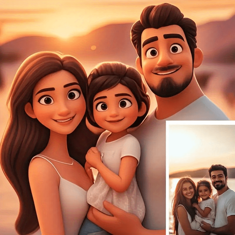 Customizable Cartoon Portrait  - Pet Portrait Custom avis et prix