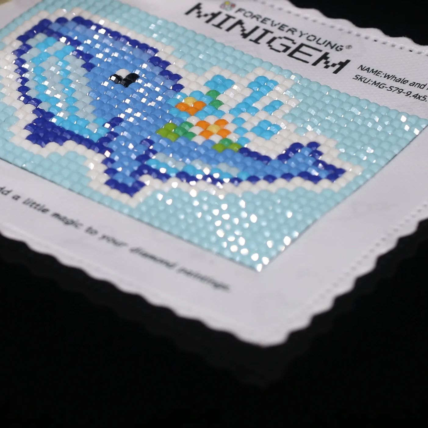 Minigem®: Whale and Flower 9.4 - Photo Mosaic Print avis et prix
