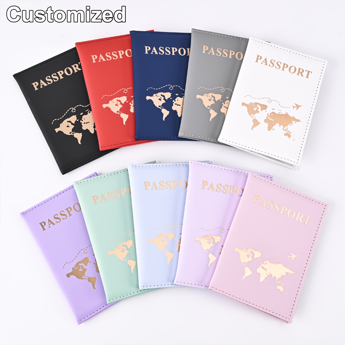 Custom Name World Map Passport - Personalized Name Box avis et prix