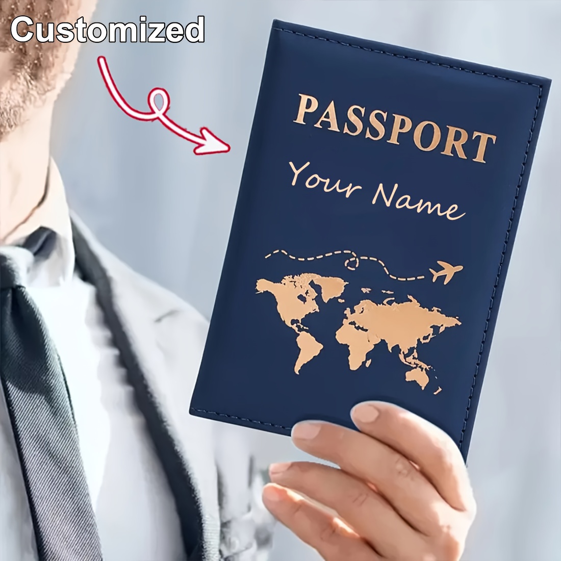 Custom Name World Map Passport - Personalized Name Box avis et prix