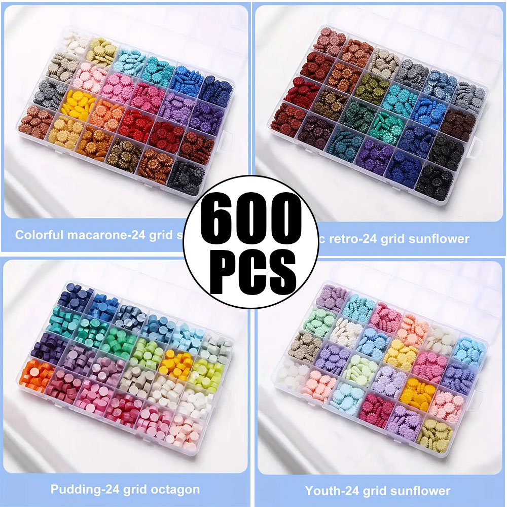 600Pcs Box Sealing Wax Beads,  - Wax Seal Letter Kit avis et prix