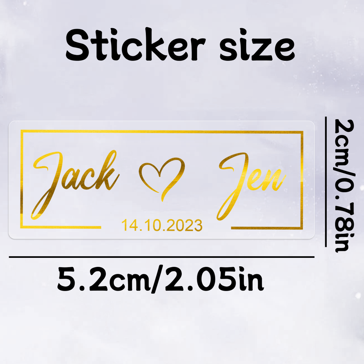 30-240pcs Custom Gold Stamping - Personalised Candle Label avis et prix