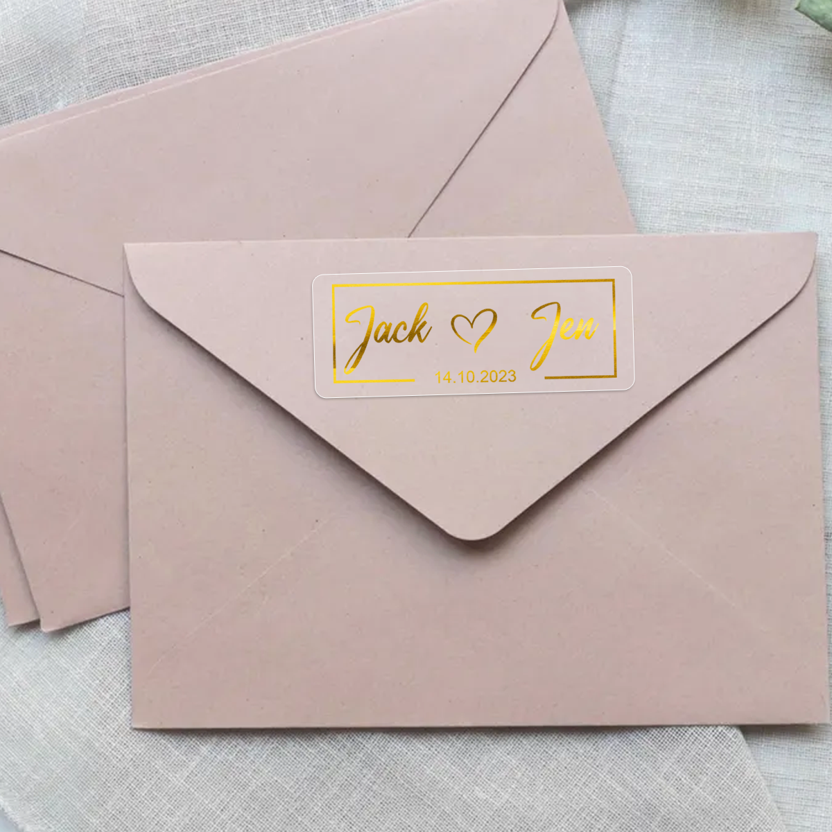 30-240pcs Custom Gold Stamping - Personalised Candle Label avis et prix