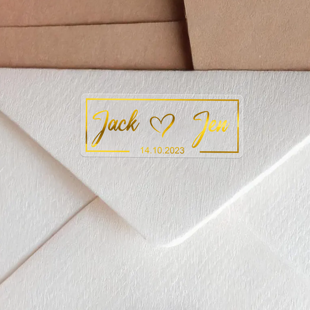 30-240pcs Custom Gold Stamping - Personalised Candle Label avis et prix