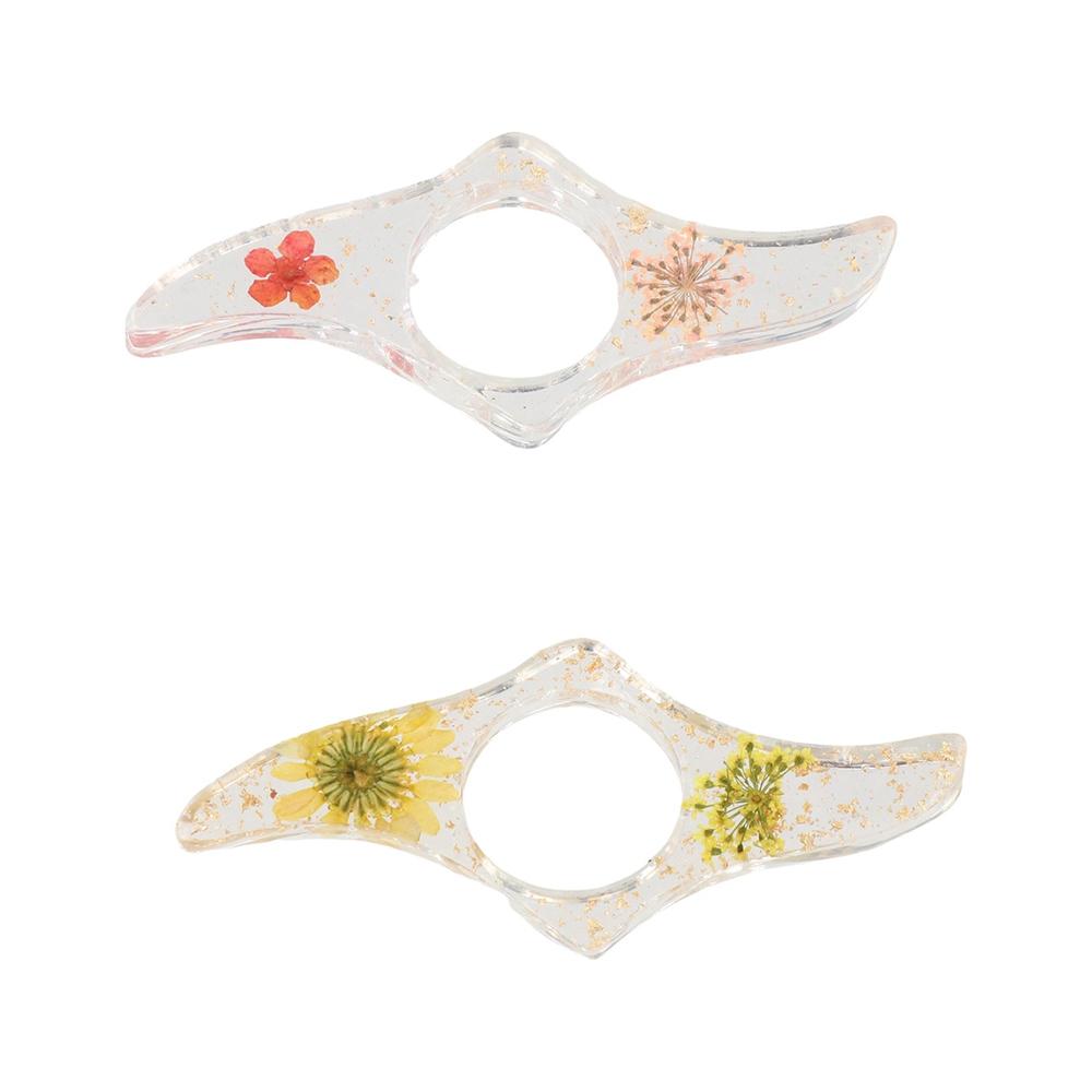 Book Accessories Acrylic Thumb - Dried Flower Bookmark avis et prix