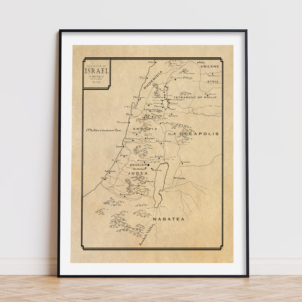 Tel Aviv Map Print Israel City - Custom Star Map avis et prix