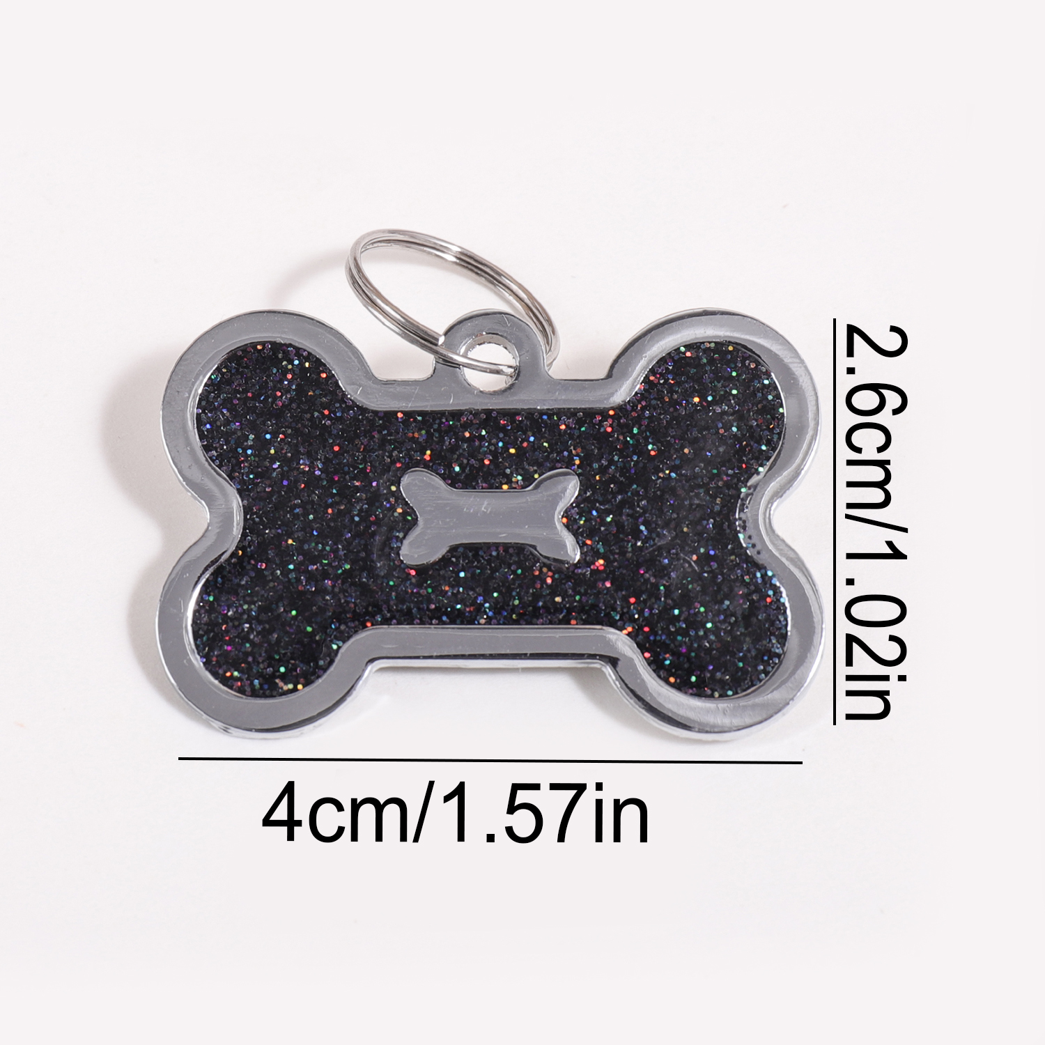 Glitter Custom Text Dog Tags C - Pet Portrait Custom avis et prix