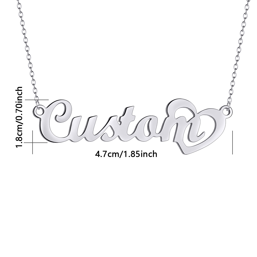 Customized Name Necklace with  - Name Necklace Custom avis et prix
