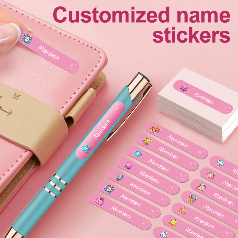 Personalized Waterproof Sticke - Personalized Name Box avis et prix