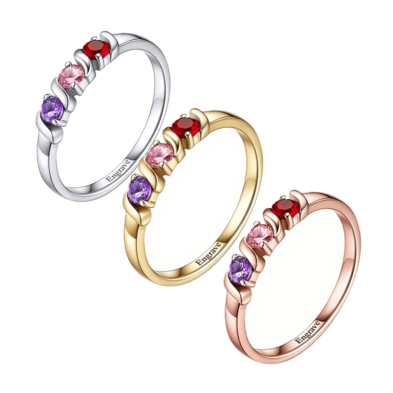 Personalized Names Ring with 1 - Initial Ring Custom avis et prix