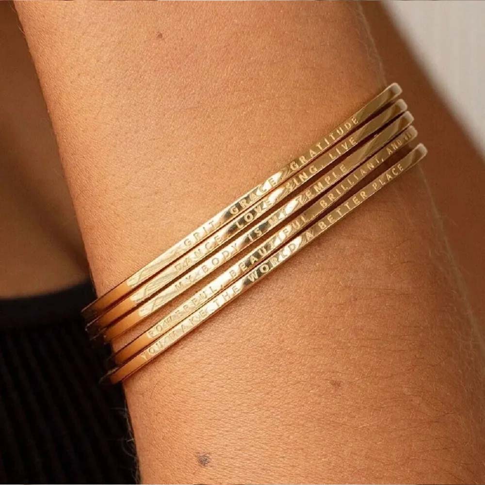 Couple Engrave Name Text Custo - Coordinates Bracelet avis et prix