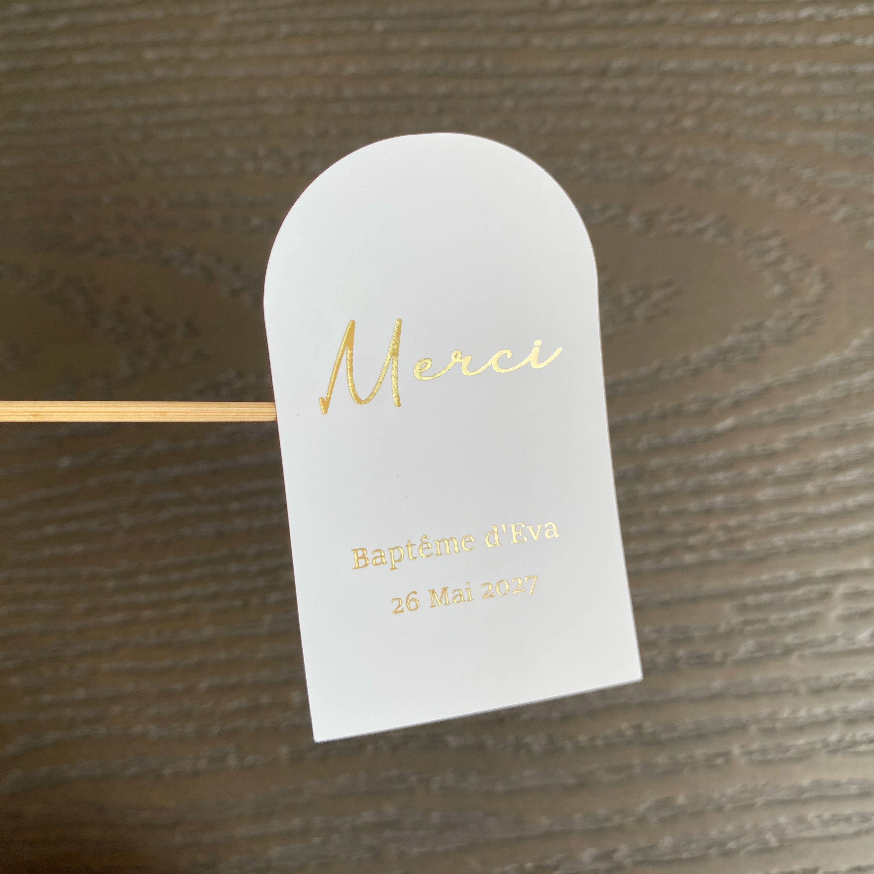 Custom Baptism Candle Merci Th - Personalised Candle Label avis et prix