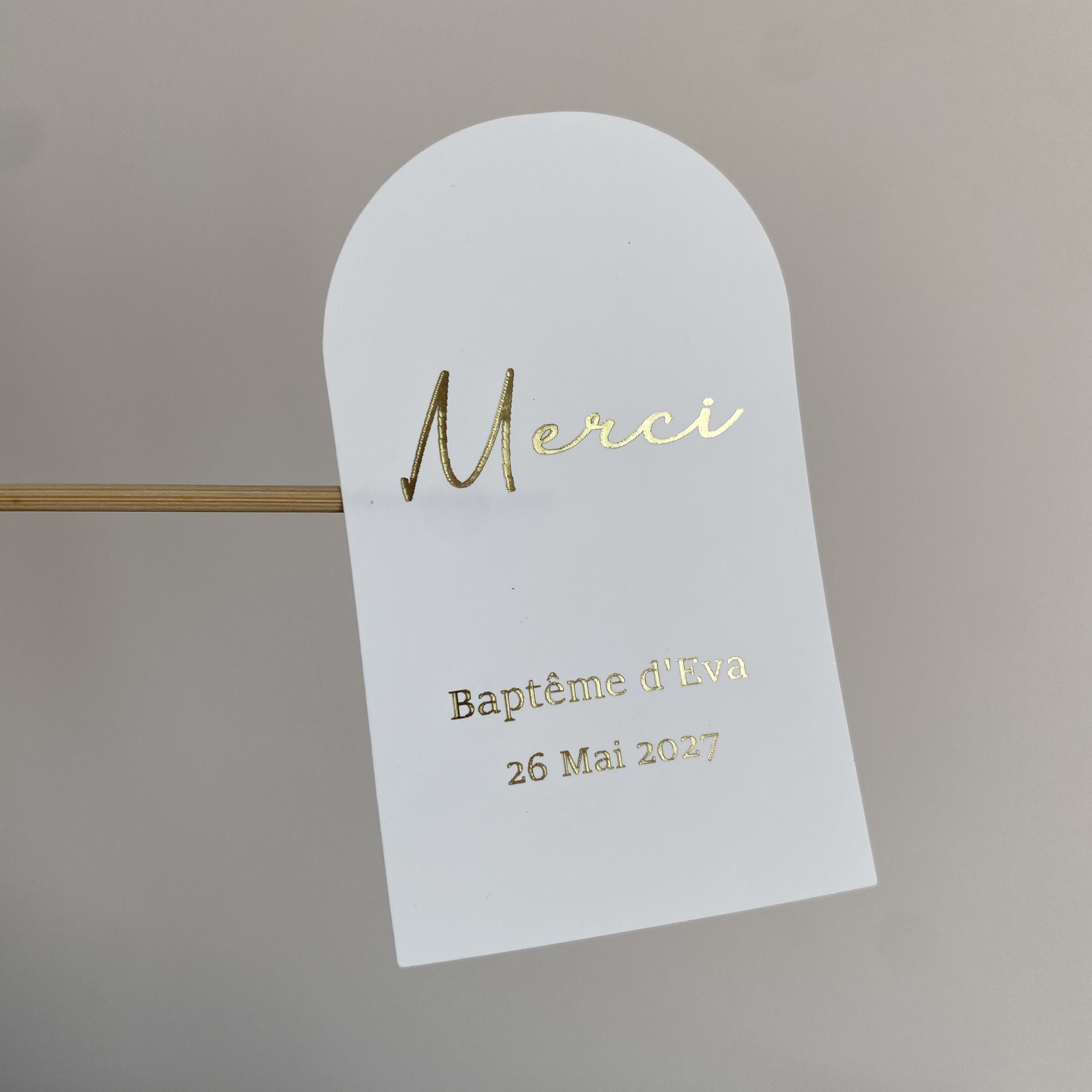 Custom Baptism Candle Merci Th - Personalised Candle Label avis et prix