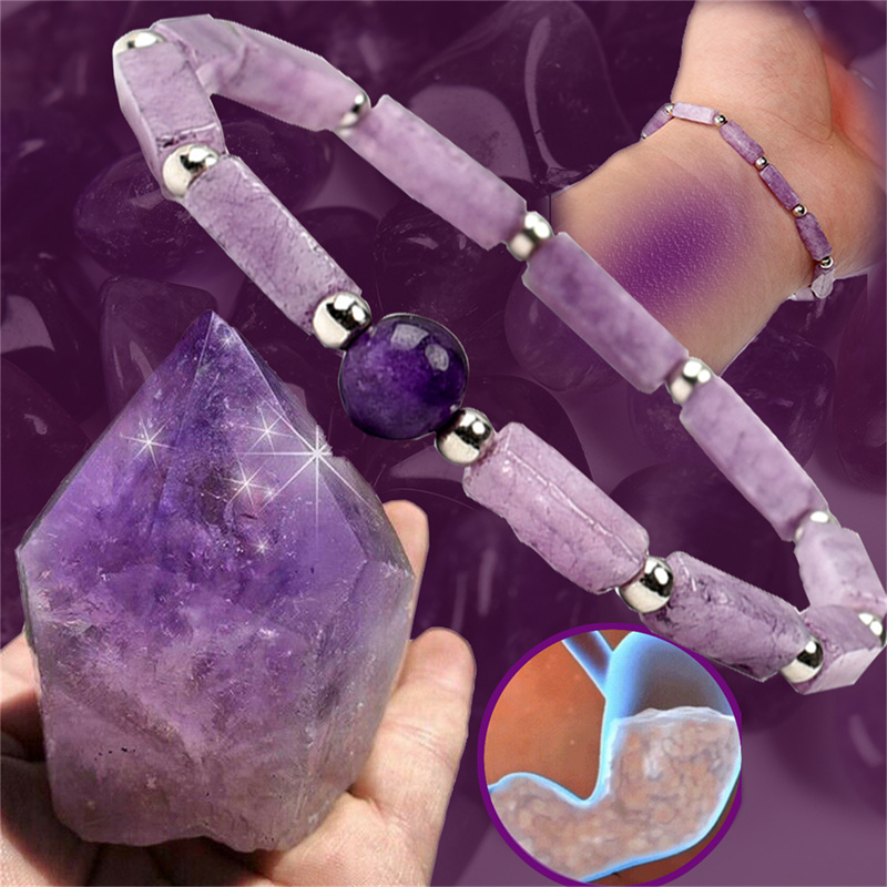 1Pcs Amethyst Body-purify Slim - Coordinates Bracelet avis et prix