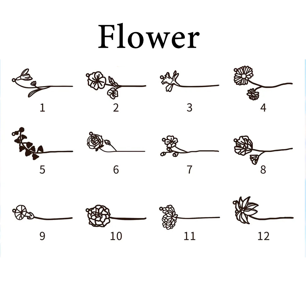 Haiyufly Personalized Custom N - Birth Flower Necklace avis et prix