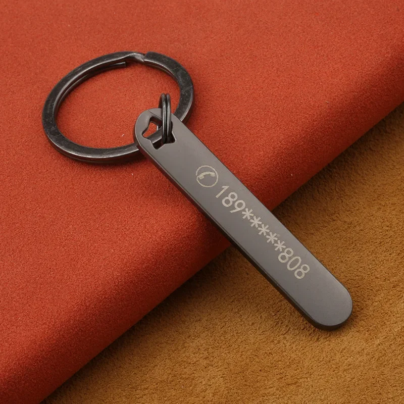 Custom Keychain with Free Engr - Initial Ring Custom avis et prix