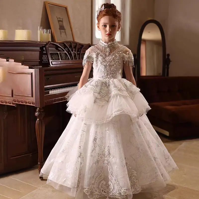 Custom Flower Girl Dress Weddi - Birth Flower Necklace avis et prix