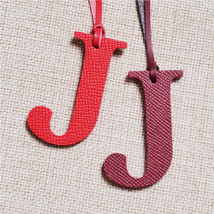 English Letter H I J K L M N A - Monogram Keychain Leather avis et prix