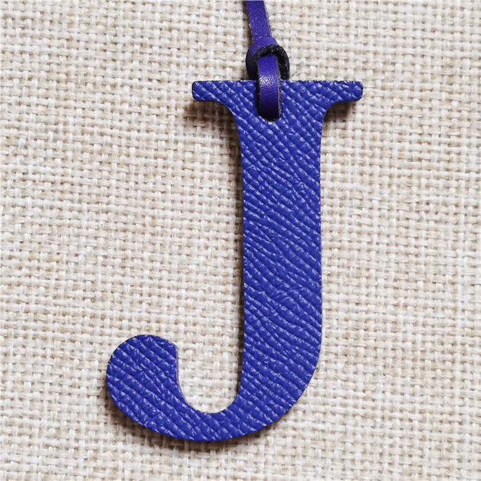 English Letter H I J K L M N A - Monogram Keychain Leather avis et prix