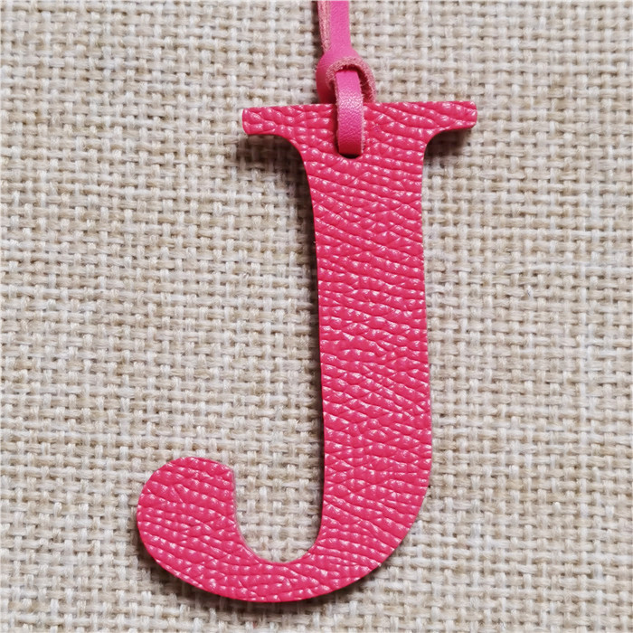 English Letter H I J K L M N A - Monogram Keychain Leather avis et prix