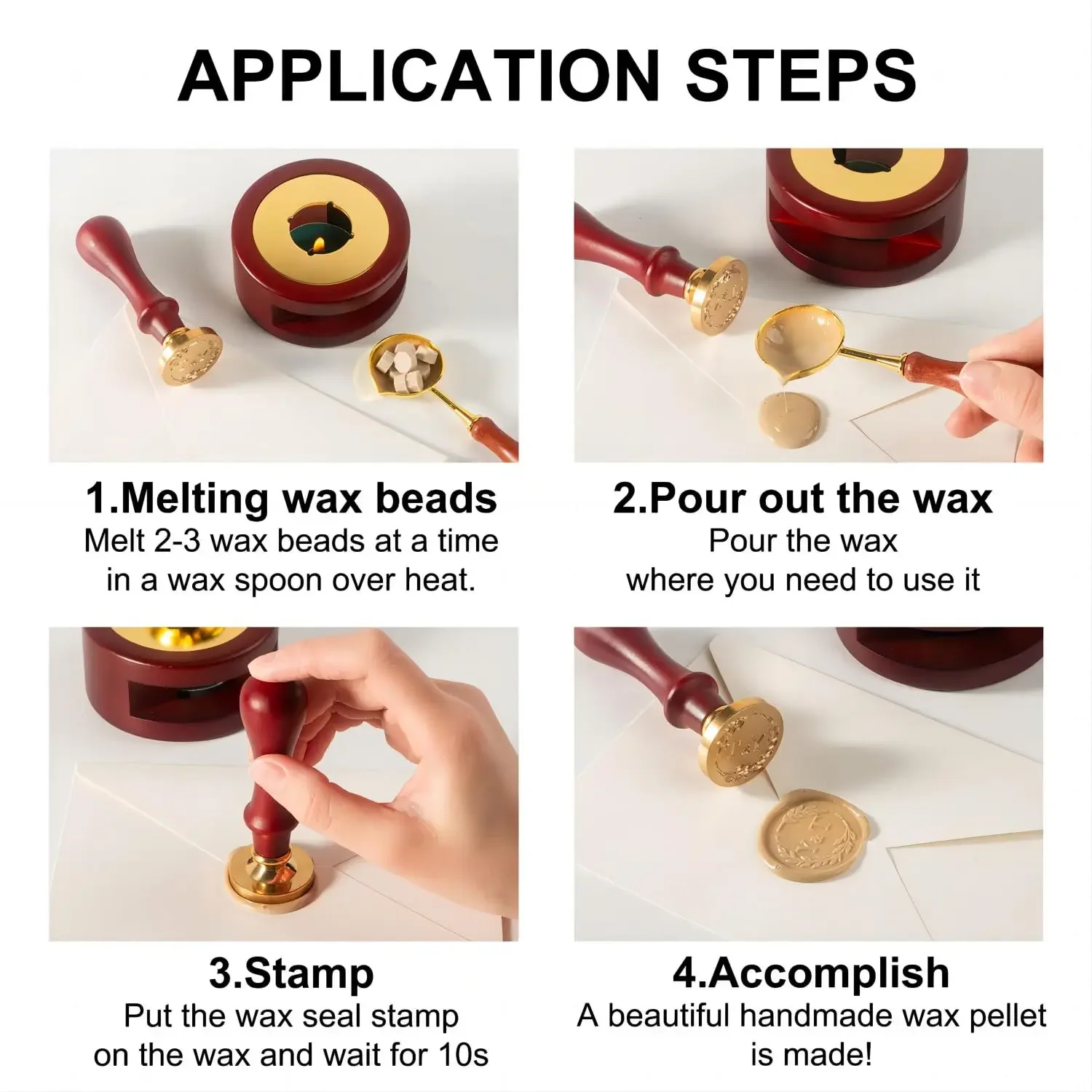 Custom Wax Seal Stamp Kit Doub - Wax Seal Letter Kit avis et prix