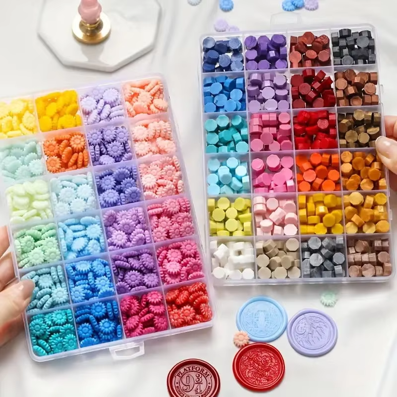 600Pcs Box Sealing Wax Beads,  - Wax Seal Letter Kit avis et prix