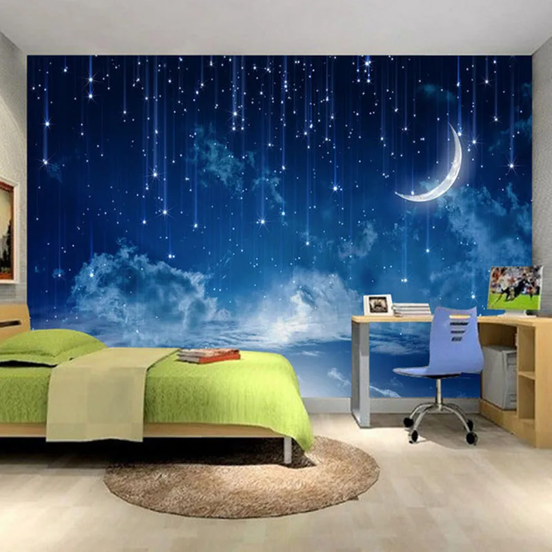 Mural Wallpaper Custom Blue Ni - Custom Night Sky avis et prix