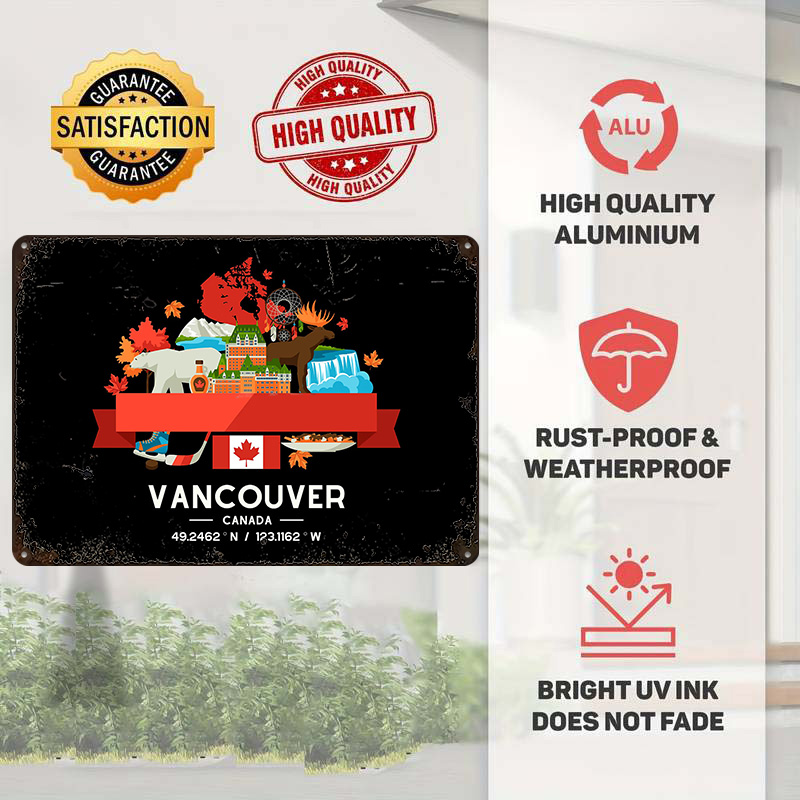 Vancouver City Map Printed Pos - Custom Map Poster avis et prix