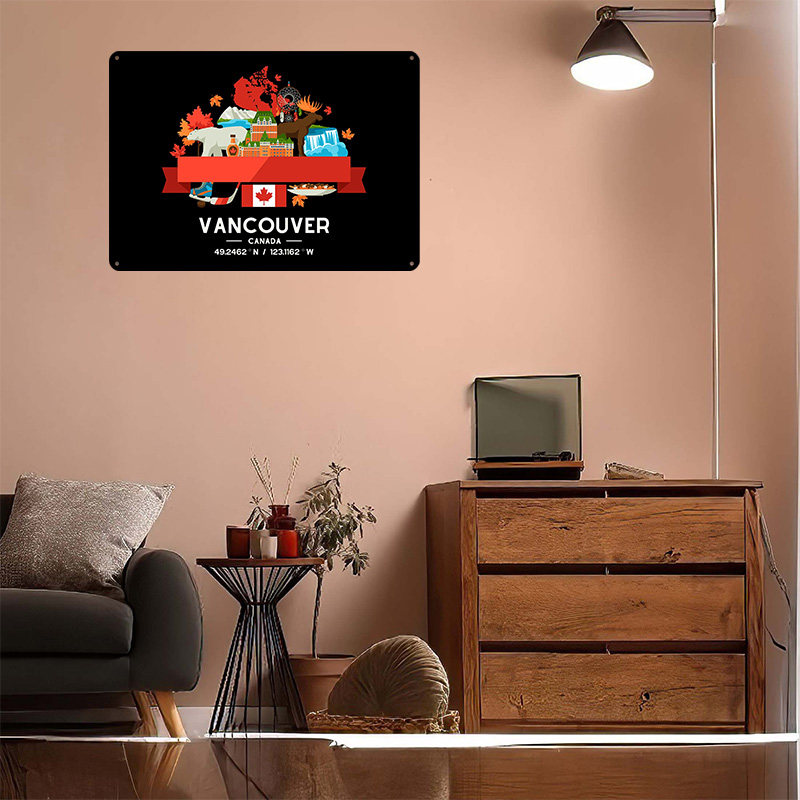 Vancouver City Map Printed Pos - Custom Map Poster avis et prix