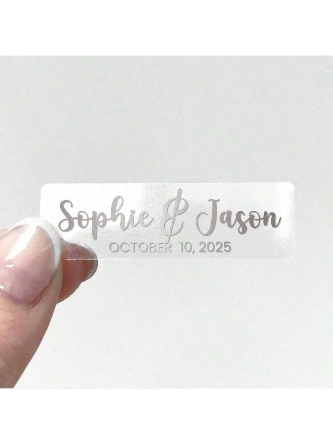 Custom Aluminum Foil Transpare - Personalised Candle Label avis et prix