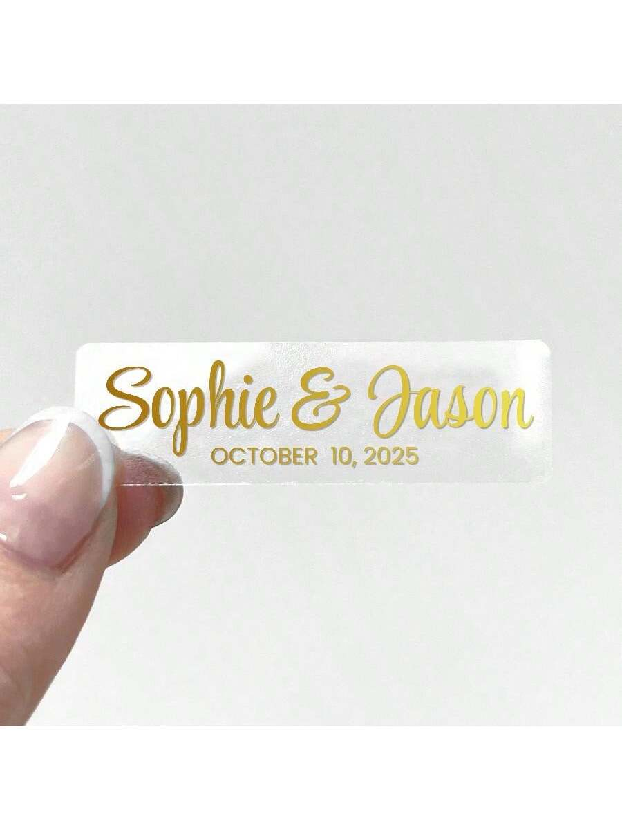 Custom Aluminum Foil Transpare - Personalised Candle Label avis et prix