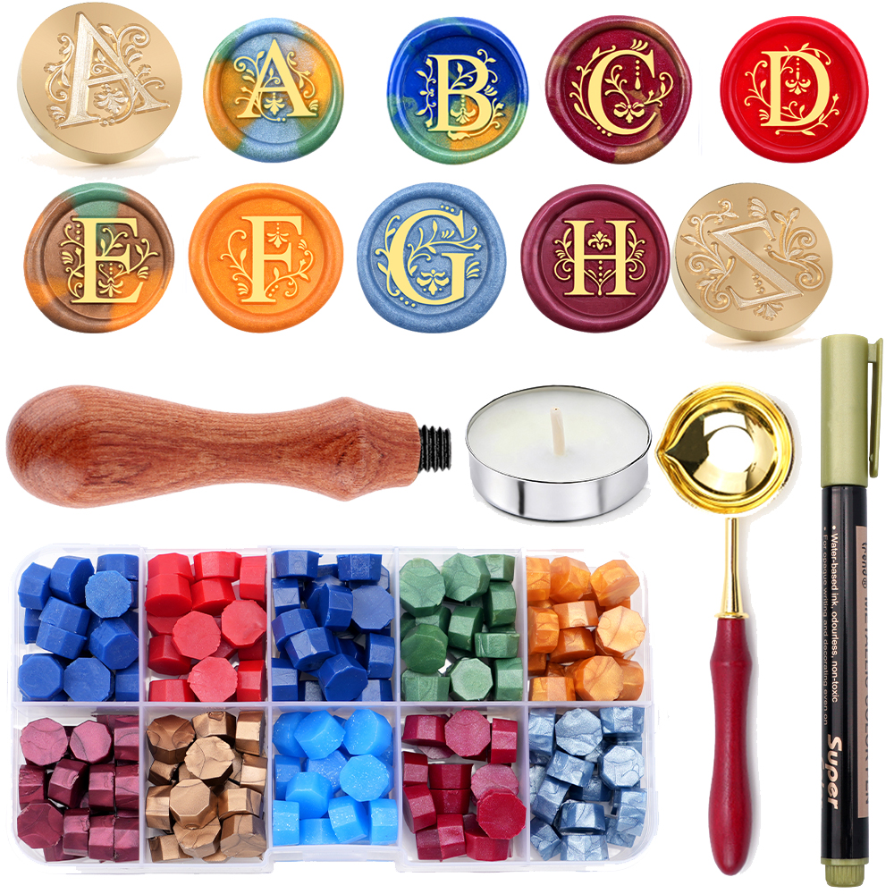 Alphabet Wax Seal Stamp Set -  - Wax Seal Letter Kit avis et prix