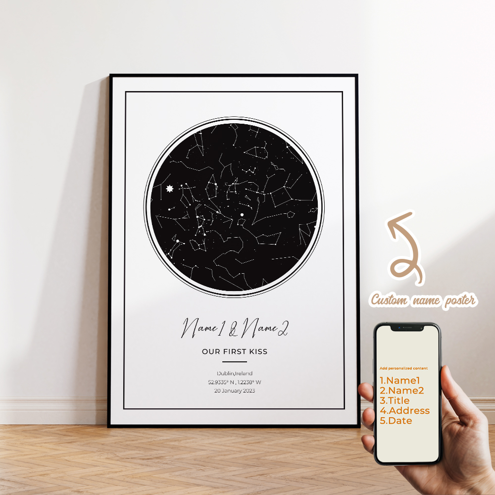Modern Custom Personalized Nig - Custom Night Sky avis et prix