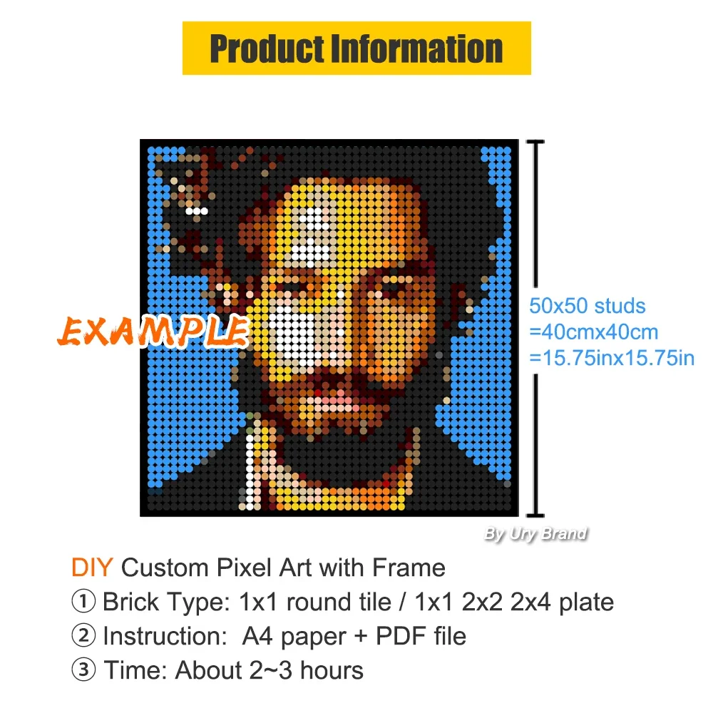 Pixel Art Custom Photo Persona - Pet Portrait Custom avis et prix